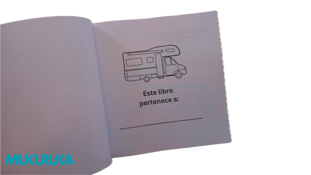 Libro de colorear en Autocaravana