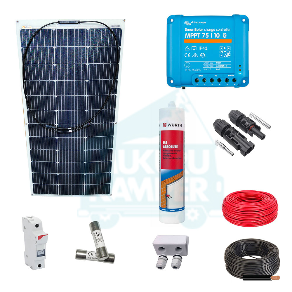 KIT SOLAR FLEXIBLE 110W +BLUETOOTH