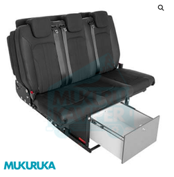 ASIENTO CAMA SAF 43 DE 3 PLAZAS CON GUIAS