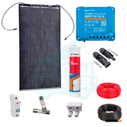 KIT SOLAR FLEXIBLE 200W +BLUETOOTH